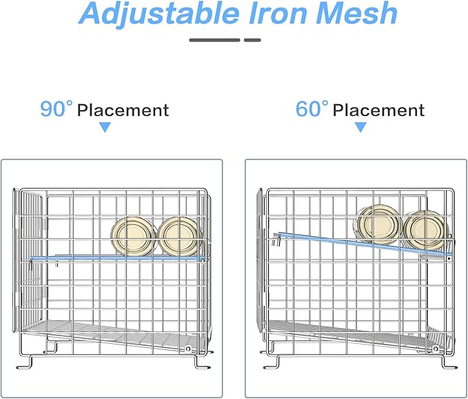 2-Pack Stackable Can Rack Organizer, Can Storage for Kitchen Pantry Cabinet, Can Holders for Food, Multifunctional Can Dispenser for Snacks Soda, Silver