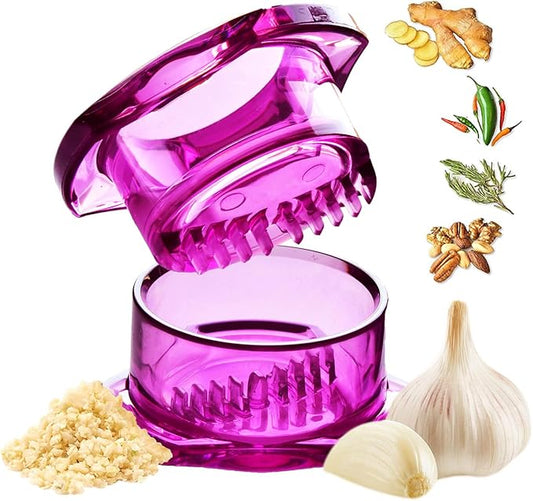 Nextrend Garlic Twister 4th Generation - 3-5 Clove Capacity, Dishwasher-safe, BPA-Free (Purple)