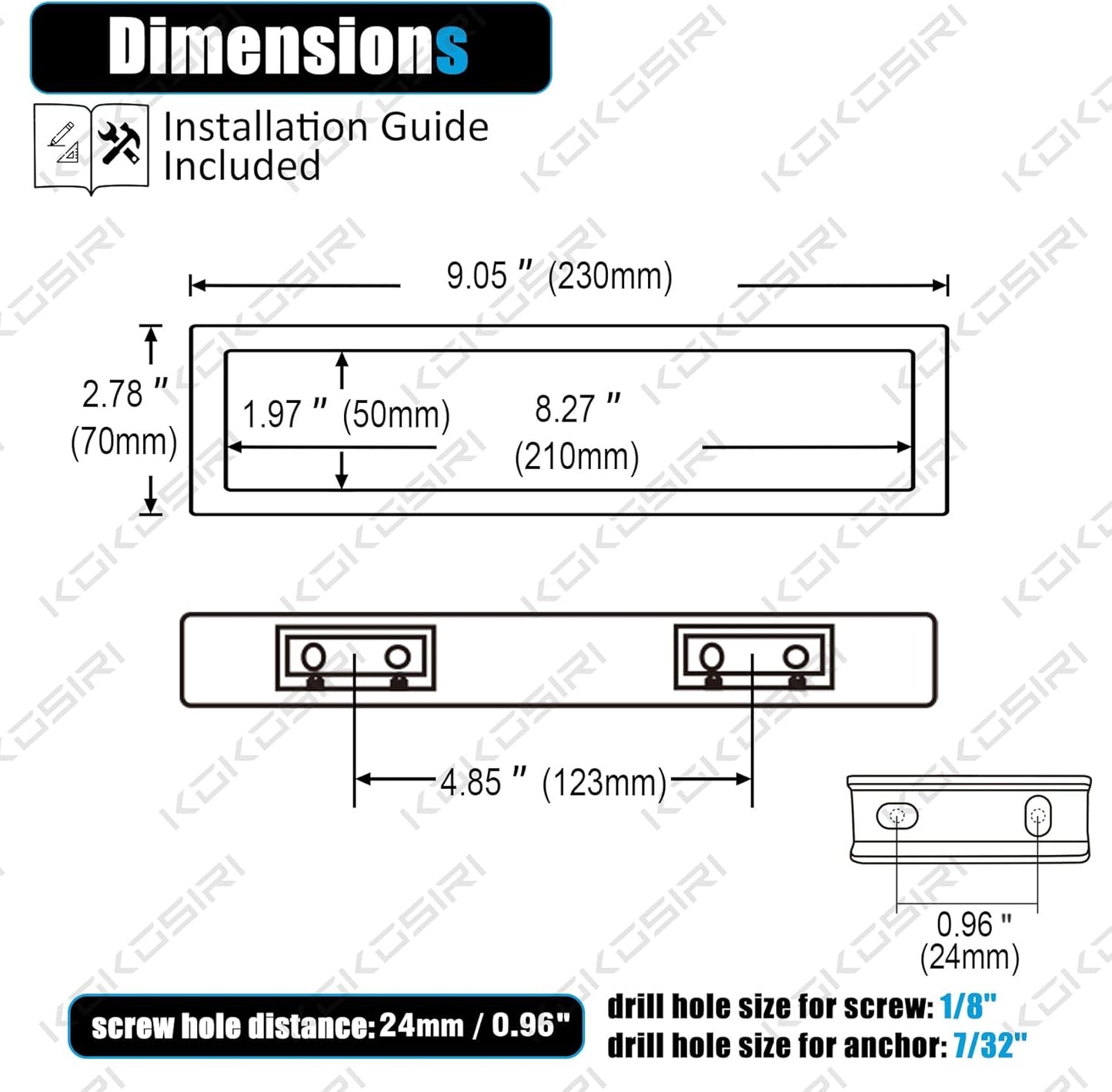 KOKOSIRI Towel Ring Brushed Nickel Hand Towel Hanger Holder 9-Inch Kitchen Rack Stainless Steel for Bathroom Hardware Wall Mount, 1 Pack B4008BR-L9