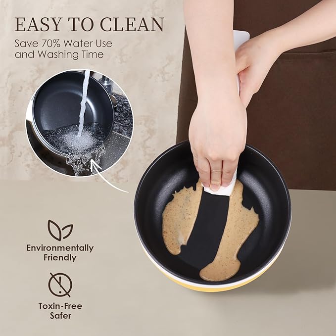 Audecook Hot Pot Electric with Steamer, 1.7L Mini Electric Skillet Portable Nonstick Sauté Pan with Power Adjustment, Rapid Noodles Cooker Travel Multicooker for Steak/Soup/Egg/Oatmeal/Noodles