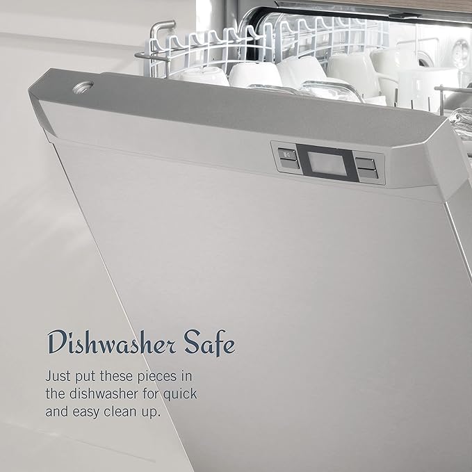 Mikasa Bravo 65-Piece Flatware Set for 12, 18/10 Stainless Steel Silverware with Full Service, Includes Forks, Knives, Spoons, and Serving Utensils