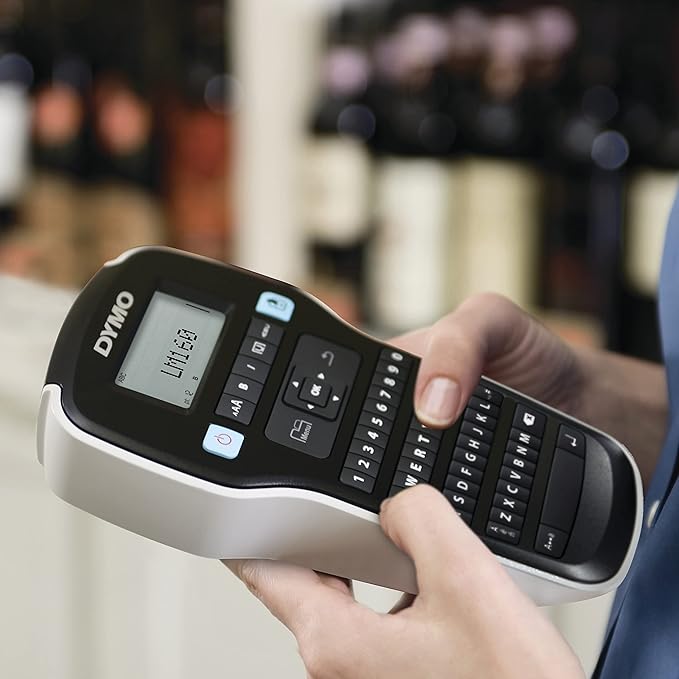 DYMO LabelManager 160 Portable Label Maker Bundle, Easy-to-Use, One-Touch Smart Keys, QWERTY Keyboard, Large Display, For Home & Office Organization, Includes 3 D1 label cassettes