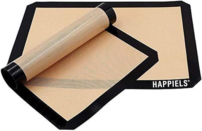 NonStick Baking Mats for 15 inch Sheets 2-Pack | Silicone Nonstick Baking Mats 10 x 15 inches | Cookie Sheet Mat 10x15 | | Silicon Mats 15x10 in