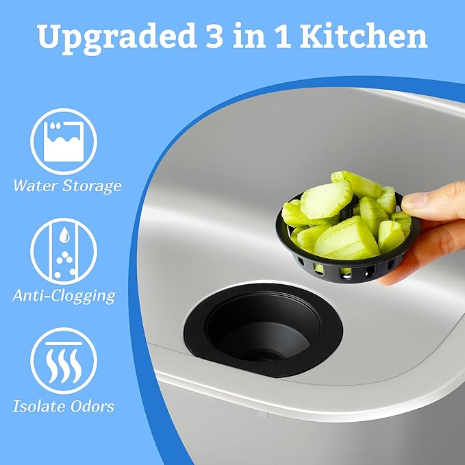 Metal World BS10101MB Post Style Sink Strainer, 3-1/2" Metal Kitchen Strainer, Cast Brass Body Basket Strainer, Strainer with Stainless Steel Basket, Matte Black Finish 1 Pack