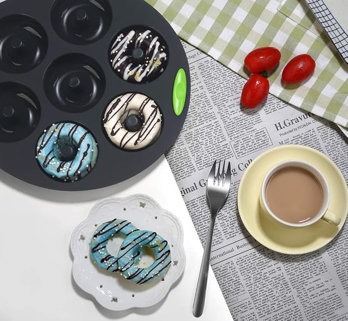 To encounter 41 Pieces Silicone Baking Pan Set, Silicone Cake Molds, Baking Sheet, Donut Pan, Muffin Pan with 36 Pack Baking Cups, Dishwasher Safe