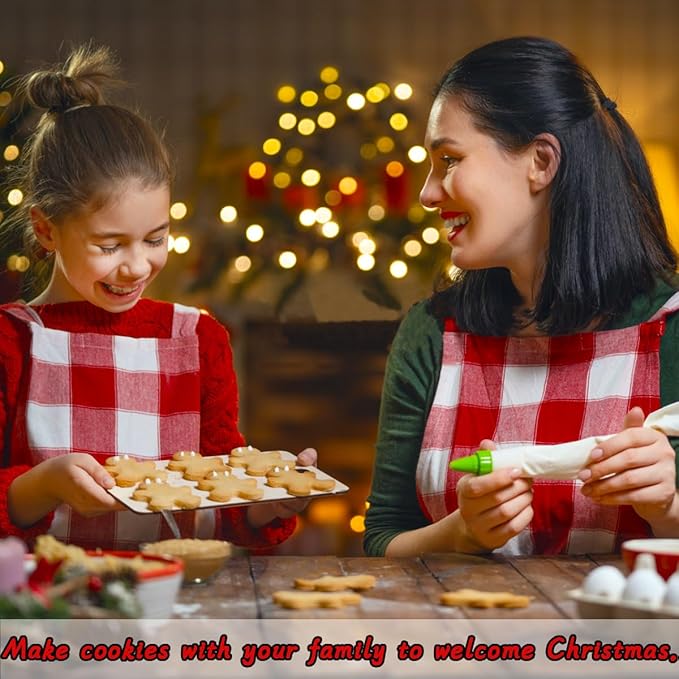 Christmas Cookie Cutters Set 8Pcs, Stainless Steel Fondant Cutter Sturdy Metal Biscuit Doubt Cutter, Cute Shapes Santa Claus Christmas Cane Tree Elk Snowflakes Snowman