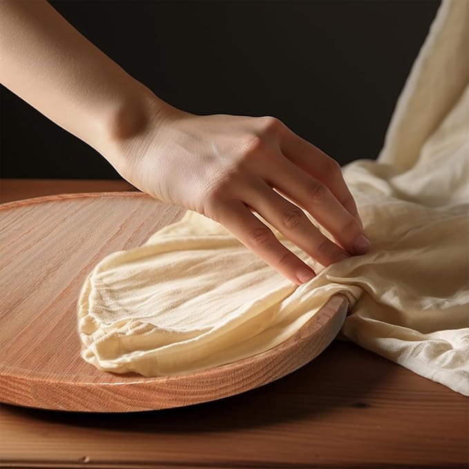 12" USA Oak Wood Lazy Susan Organizer Kitchen Turntable for Cabinet Pantry Table Organize