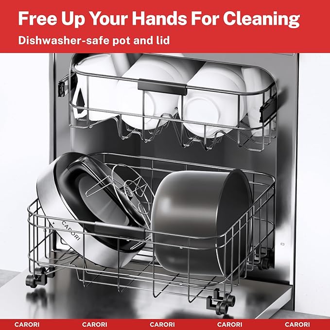 9-in-1 Electric Pressure Cooker 6 Qt, Programmable Multi-Function with Safer Vent, Olla de Presion, Rice Cooker, Slow Cooker, Steamer, Sauté, Warmer & Sterilizer, 1000W, Stainless Steel