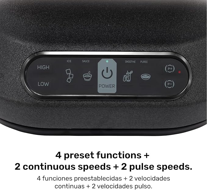 High-Performance Countertop Blender – 1500W Professional Power, 8 Presets, 64oz Tritan Jar, Self-Cleaning, Smoothie & Hot Soup Maker for Home & Kitchen, Blaze by Taurus