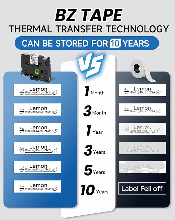 Label Makers, Label Maker Waterproof-Labels, D210S Label Maker Machine with Tapes, Portable Label Machine with Keyboard Powered by Type-C, Handheld Labeler Machine for School Office Organization