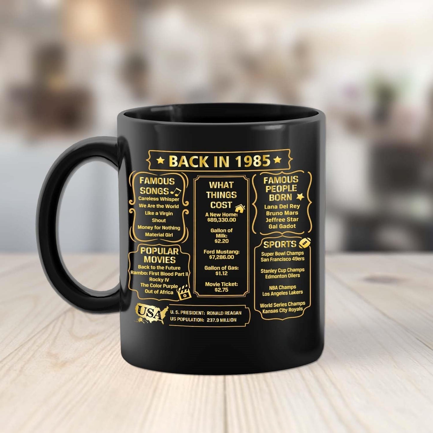 QUPT 40th Birthday Gifts for Women Men, 40th Birthday Gifts for Him, 1985 Birthday Gifts for Women Men, 40 Years Old Gifts, 1985 Birthday Gifts for Her Him, 40th Birthday Presents Coffee Mug