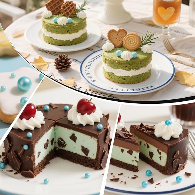 Blue Pearl Sprinkles for Cake Decorating, Edible Baking Candy, 150g/5.29oz Mix Size, Cake Topper Decorations, Cupcake, Ice cream for Kid's Birthday Christmas Party Valentine's Day