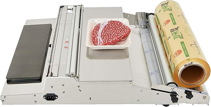 VisionTechShop VTH-500, 20 Inch / 500 mm Hand Wrapping Machine Film Wrapper for Food Packaging, Large Tray, MADE IN KOREA
