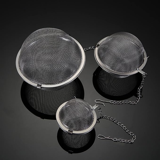 10PCS Tea Infuser, Upgraded Tea Strainer, Premium Tea Infusers for Loose Tea, Tea Steeper, Tea Ball for Tea Flavoring Herbal Spices Seasonings