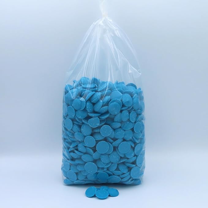 MERCKENS Coating Wafers, Blue Melting Chocolate, 5 Pound Package