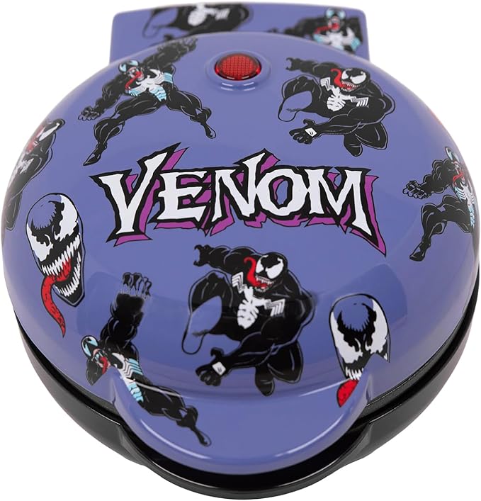 Uncanny Brands Venom Mini Waffle Maker - Venom on Your Waffles