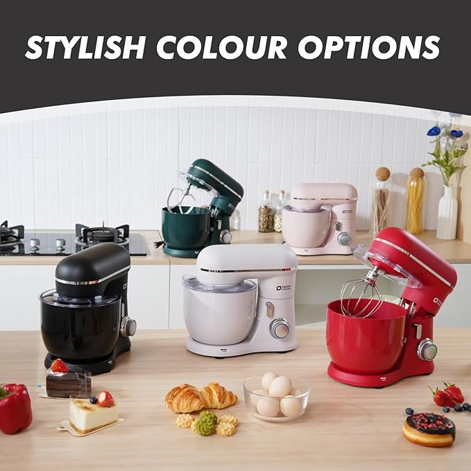 Kitchen in the Box Stand Mixer, 3.5QT Two Bowls Small Kitchen Electric Mixer, 10-Speed Portable Lightweight Matte Finish with Egg Whisk, Dough Hook, Beater (Onyx Black, 3.5QT)