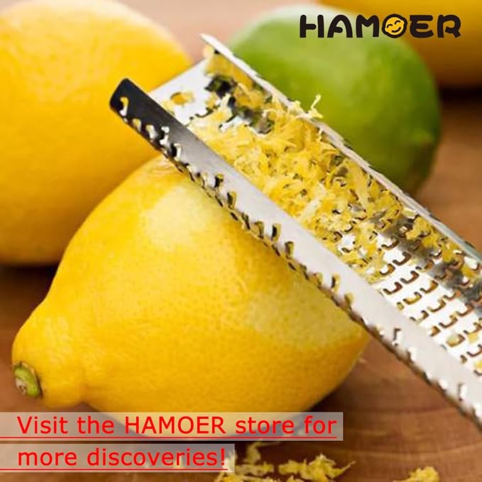 Grater Citrus Orange Lime Lemon Slicer with Channel Knife Stainless steel with non-slip rubber handle 2-pcs multi-tool set