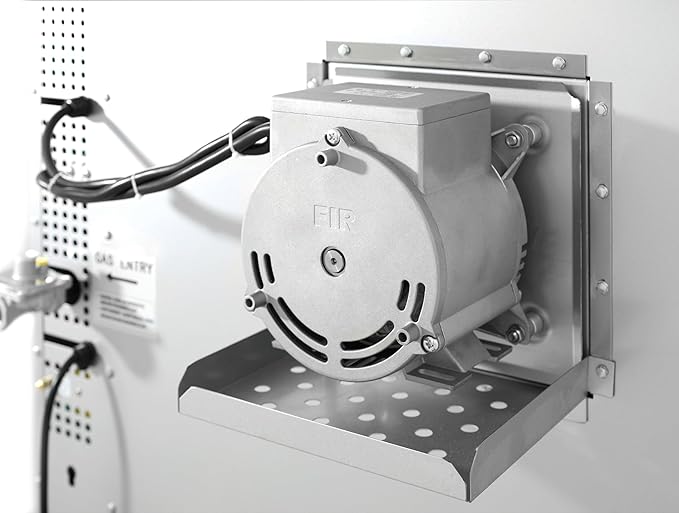 Kratos Commercial Convection Oven, Natural Gas Powered Full Size Single Deck Freestanding Oven, 54,000 BTU, Stainless Steel