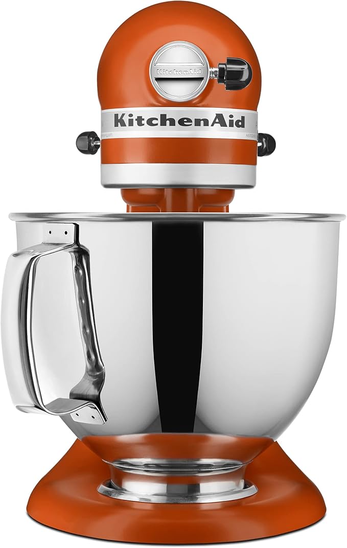 KitchenAid KSM150PSSC Stainless Steel Mixer Bowl, 5 Quart, Scorched Orange