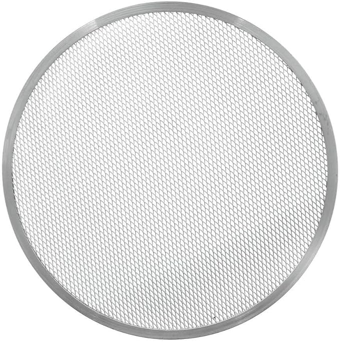 7-inch Aluminum Pizza Screen | Commercial Grade Pizza/Baking Screen for Oven | Pizza Baking Tray for Home And Restaurant | Round, Aluminum, 7-inch [1PK]