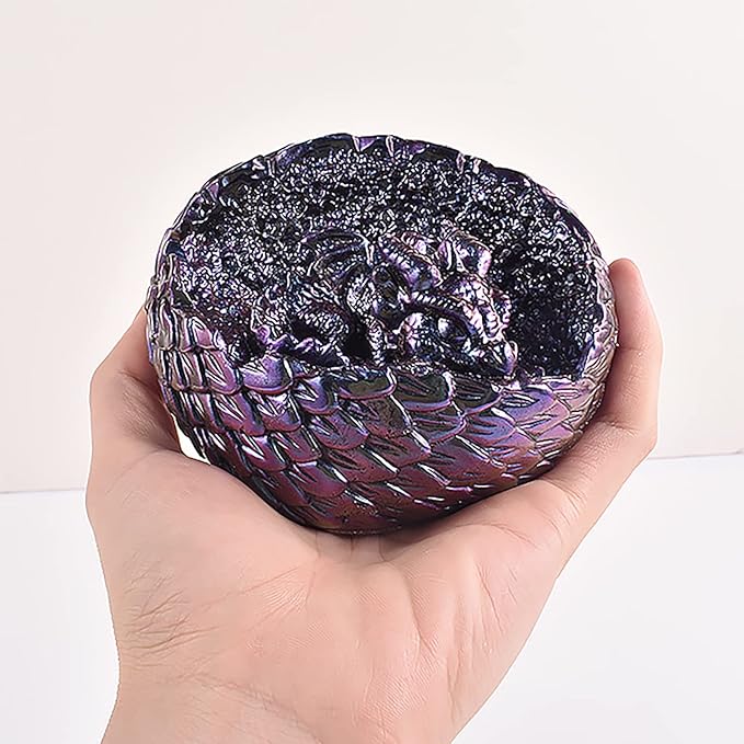 Horizontal Dragon Egg Mold Silicone Wave Spiral Candle Mold - Silicone Resin Casting Molds for Candle & Resin & Soap Craft Supplies