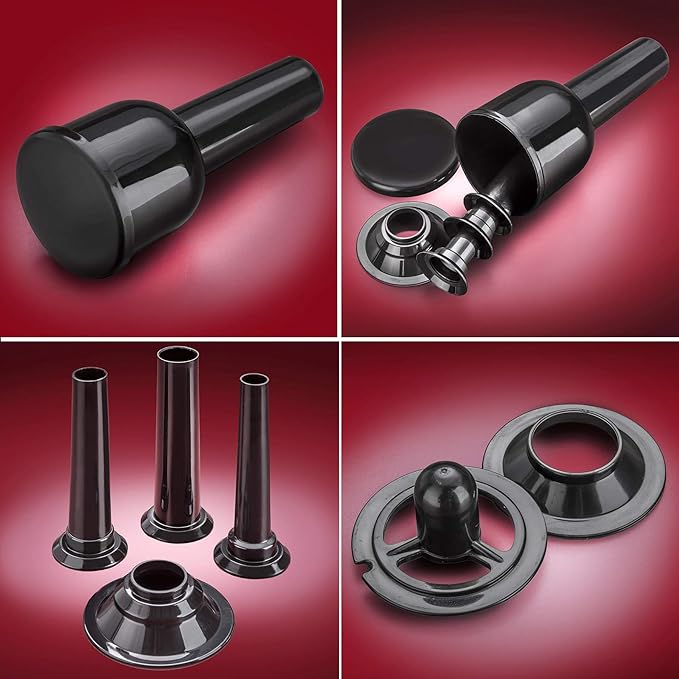 Magnum 1800W Electric Meat Grinder | Grinds Soft Bones | High-Capacity Meat Tray | 6 Grinding Plates | 3 Stainless Steel Blades | Sausage Stuffer | Kubbe Maker & More Included