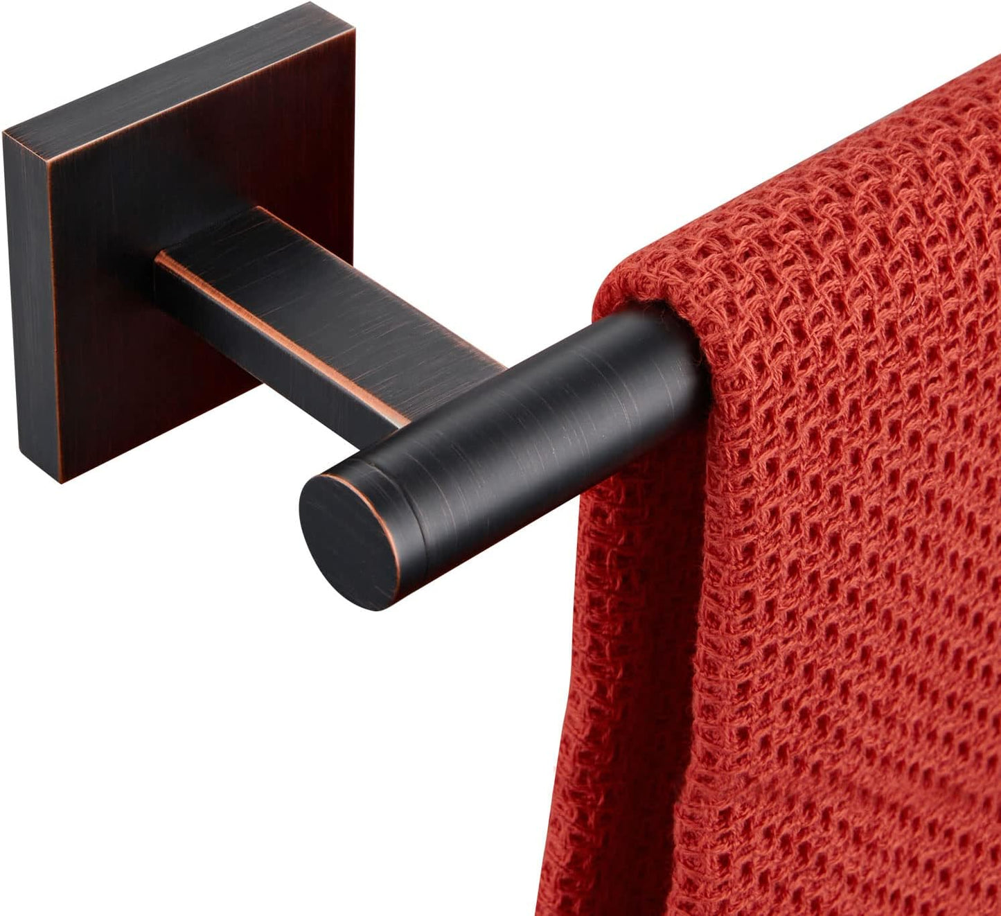 KOKOSIRI Bathroom Towel Bar Bath Towel Holders for Toilet Kitchen Cabinet Wall Mount 24 Inch Oil Rubbed Bronze Stainless Steel B4005ORB-L24