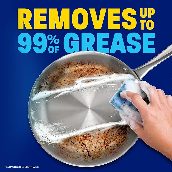 Dawn Platinum Dish Soap Liquid, Dishwashing Liquid, Grease Removal, Fresh Rain, 2x54.8oz Bundle