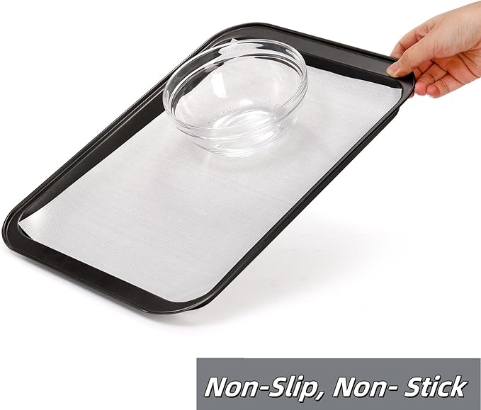 Silicone Baking Mat Roll, 16 In x 8 FT Non-Stick Pastry Mat, Cut to Any Size, Heat Resistant Food Grade Silicone Sheet, Air Fryer Liner for Pie Crust, Pizza Cookies