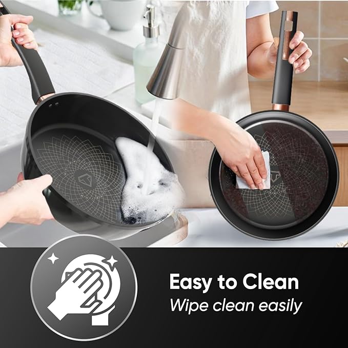 Saucepan for Cooking (FRY PAN (Titanium), 12 inch)