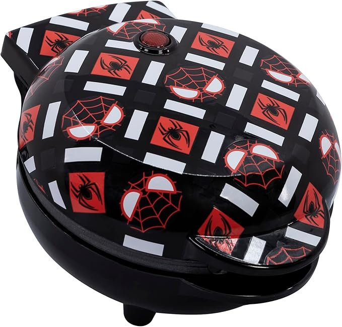 Uncanny Brands Marvel Miles Morales Mini Waffle Maker - Marvel Kitchen Appliance