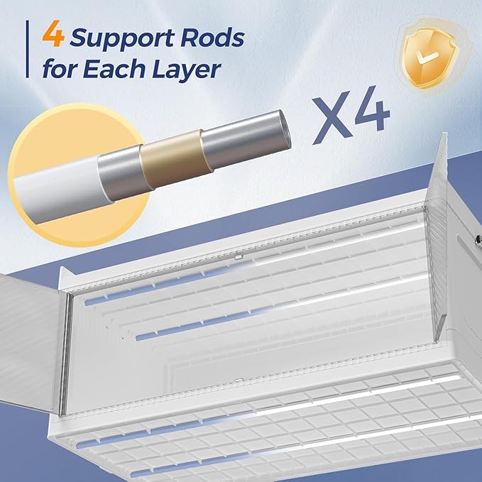 240GAL Extra Large Stackable Storage Bins with Lid, 960QT Plastic Storage Bins with 6x Wheels, Collapsible Closet Organizer and Storage Drawer Cabinet for Living Room Office Dorm, 3Pack White