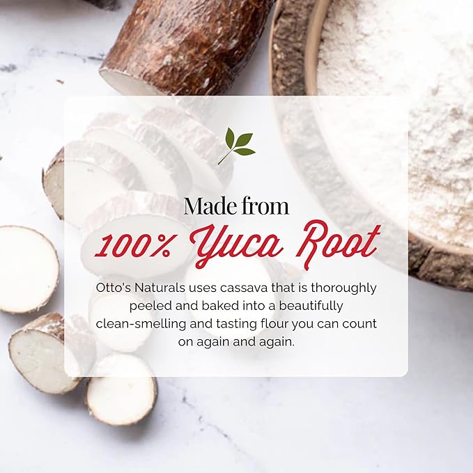 Otto's Naturals Multi-Purpose Cassava Flour, Non-GMO, Gluten-Free, Grain, Nut and Gum-Free, 1-to-1 Wheat Alternative, Paleo, AIP, 5 lb