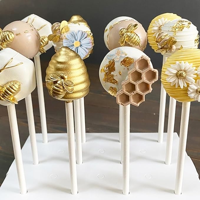 Flower Silicone Cake Mold 6 Pcs, Mini Leaf Fondant Mold for Chocolate Fall Silicone Molds Cake Decoration Candy Sugar Cupcake Topper Cake Pop Popsicle Polymer Clay Crafts