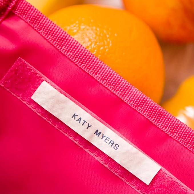 Brother Genuine P-touch TZE-FA3 Tape, 1/2" (0.47") Wide Fabric Iron-On Tape, Navy Blue on White, Can be Ironed onto Virtually Any Cotton Item, 0.47" x 9.8' (12mm x 3M), Single-Pack, TZEFA3