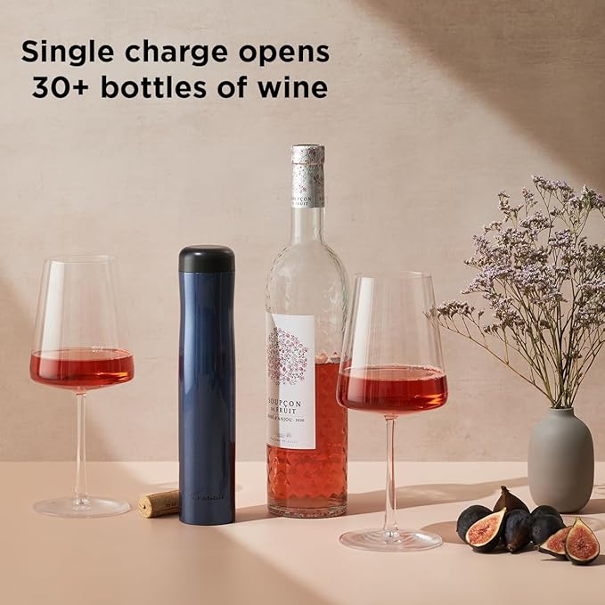 Rabbit Automatic Electric Wine Opener Corkscrew, Rechargeable
