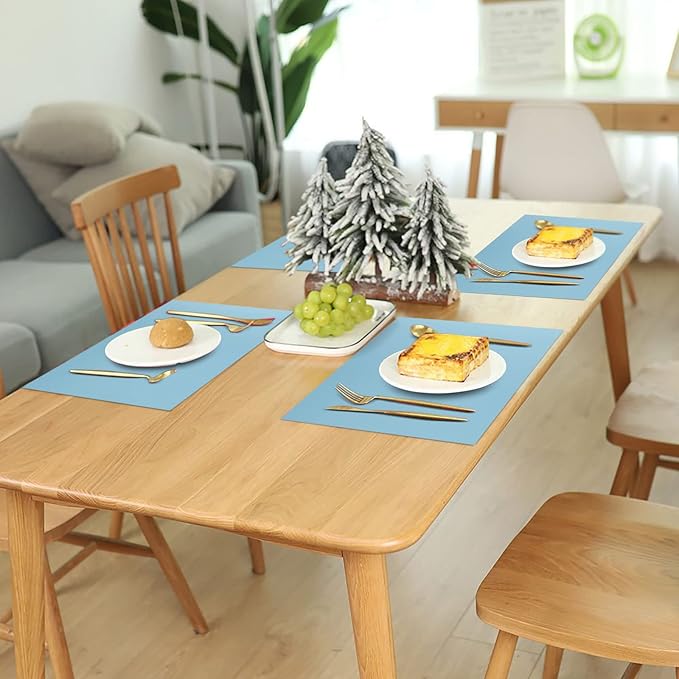 Large Silicone Heat Resistant Mat 78.7” x 15.7”, Nonslip Silicone Mats for Kitchen Counter, Countertop Protector, Nonstick Waterproof Craft Mat Table Placemat, Cyan