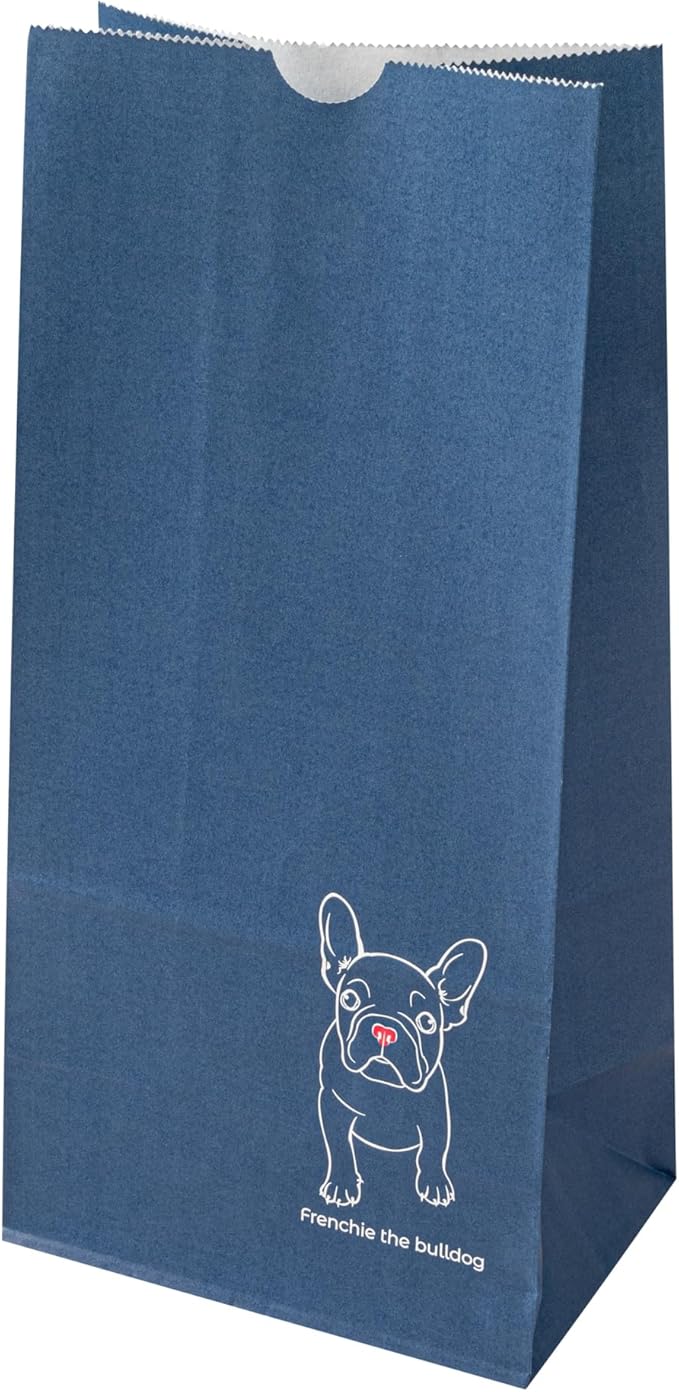 Restaurantware Bag Tek 8 LB Disposable Lunch Bags 100 Sturdy Take Out Bags - Flat Bottom Great For Restaurants Cafes And Bakeries Frenchie Paper Popcorn Bags Versatile For Grocery And More