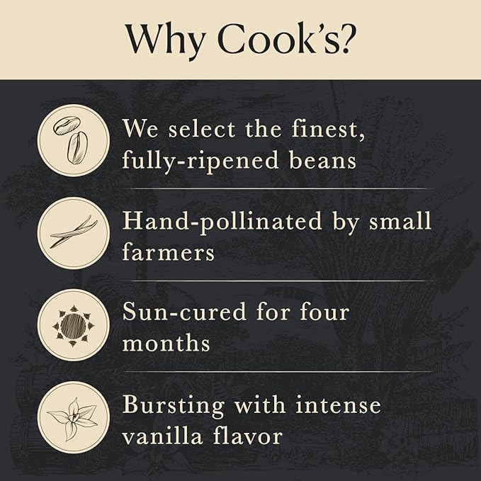 Cook's, Eggnog Flavoring, for Making Eggnog, Baking, Ice Cream, Custard, Cheesecake, and Cookies, 4 oz