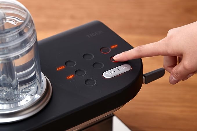 Tiger Siphonysta Brewing Coffee Maker, Programmable Single-Serve Siphon Coffee Machine, Premium Brewer, Stainless Steel-Enhanced Design, Black