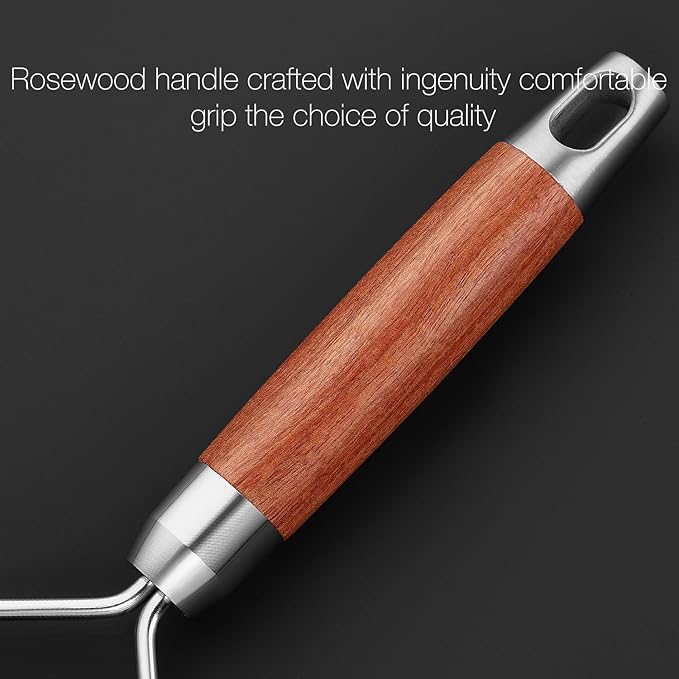 Professional-Grade Lemon Zester with Ultra-Coarse Blades, Heavy-Duty Cheese/Vegetable Grater, Solid Wood Handle Design - Rust-Resistant Durable, Essential Kitchen Tool (B1)