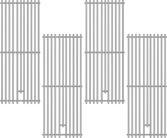 9MM 16517 Grill Grates Replacement for Bull Grill Replacement Parts, BBQ Bull Angus 4 Burner 47628 47629, Steer Premium 69008, Lonestar 87049, Bull Outlaw 26038 26039, Stainless Steel Grids