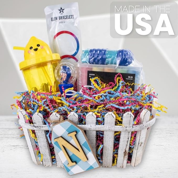 MagicWater Crinkle Cut Paper for Gift Baskets - 2LB - Fiesta Blend - Perfect for Shredded Paper Filler, Basket Filler, Gift Boxes, Bridesmaid Gifts, Halloween Stuffers & More – Ideal for All Occasions