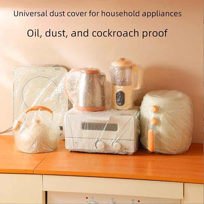 30PCS Appliance Dust Covers,Kitchen Disposable Dust Cover, Thickened Elastic Dust Cover, Protective Cover for Air Fryer Pressure Cooker Blender Coffee Maker Slow Cooker&Computer,Large