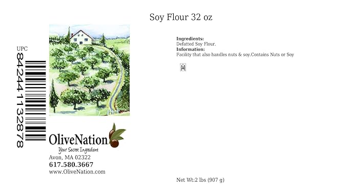 OliveNation Soy Flour 32 ounces