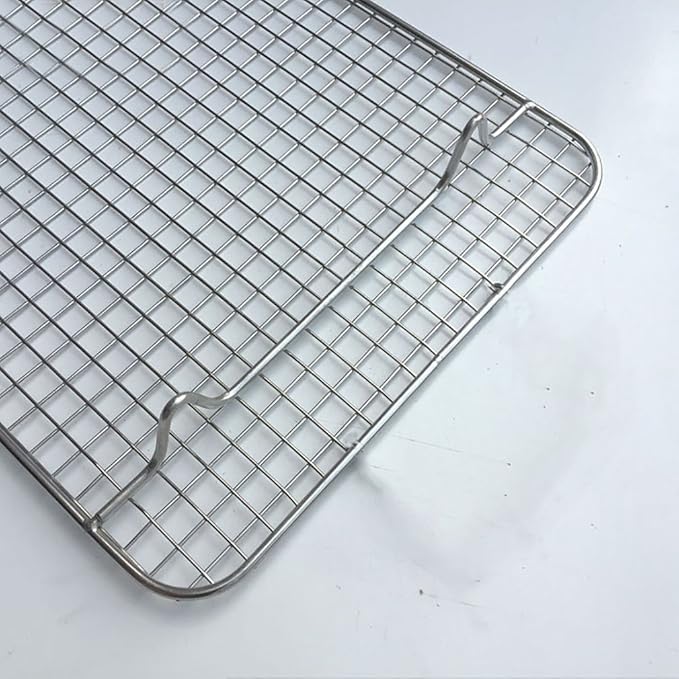 100% Stainless Steel Wire Cooling Rack Heavy Duty Roasting Rack for Baking Cooking Roasting Grilling