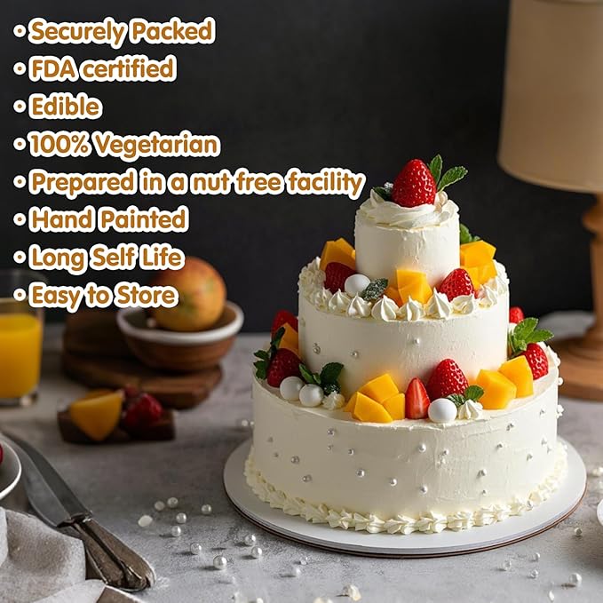 Silver Pearl Sprinkles, Edible Pearl Sugar Sprinkle,Mix Size,Baking Edible Cake Decorations,Cupcake Toppers,Cookie Decorating Donuts Ice Cream Toppings,Wedding Birthday Party Valentines Christmas Supplies,130g/4.58oz