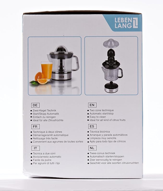 Electric Citrus juicer - 2 cones & BPA-free I High juice yield & Large Volume I 24oz Orange juicer squeezer I Esprimidoras electrico Exprimidor de limones y jugo naranjas for Juicers Machine