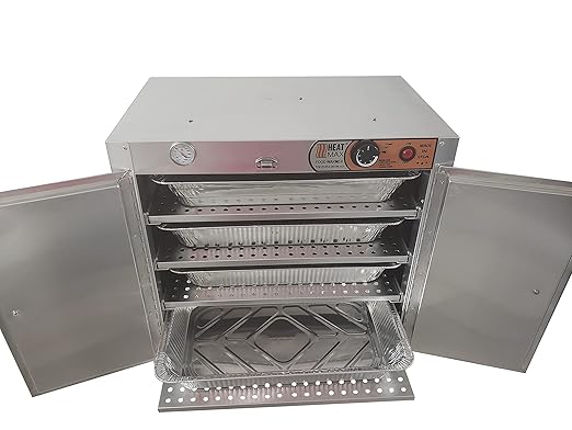 HeatMax Commercial Countertop Hot Box Cabinet Food Warmer 25x15x24 Display